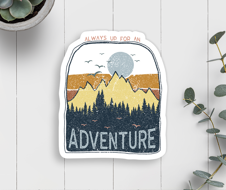 Adventure Vinyl Sticker