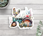 Farm Tractor Vinyl Sticker