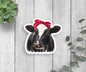 Bandana Cow Vinyl Sticker