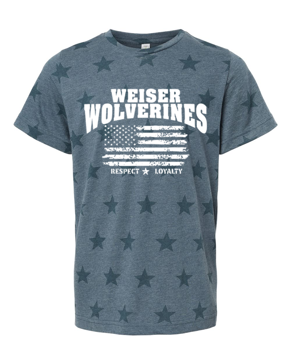 Youth Star Print Tee - 2229