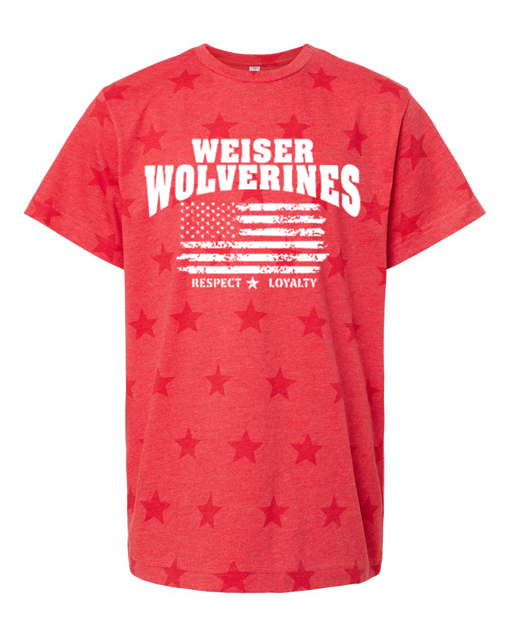 Youth Star Print Tee - 2229