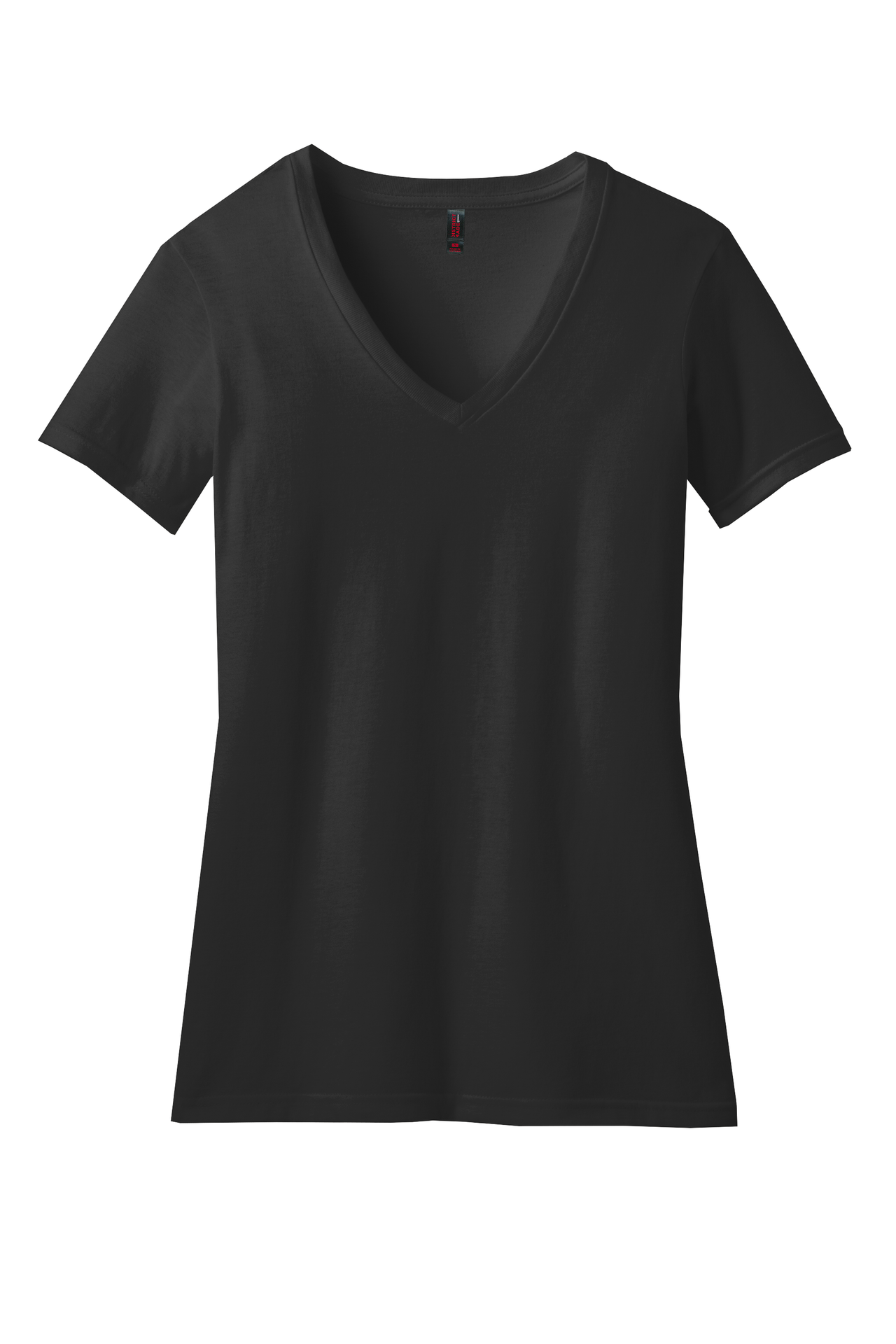 District® Women’s Perfect Blend® CVC V-Neck Tee DM1190L