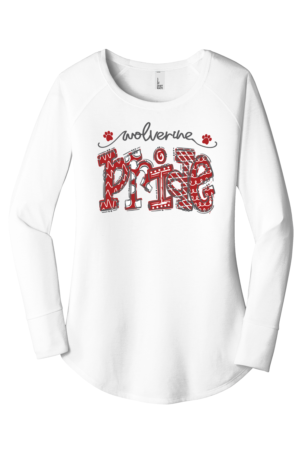 Wolverine Pride District ® Women’s Perfect Tri ® Long Sleeve Tunic Tee DT132L