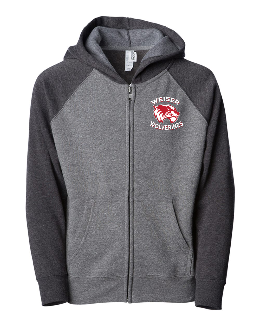 Toddler Lightweight Special Blend Raglan Zip Hood - PRM10TSBZ