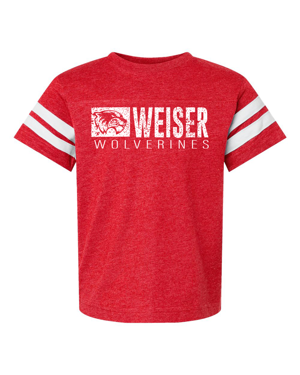 Youth Football Fine Jersey Tee - 6137