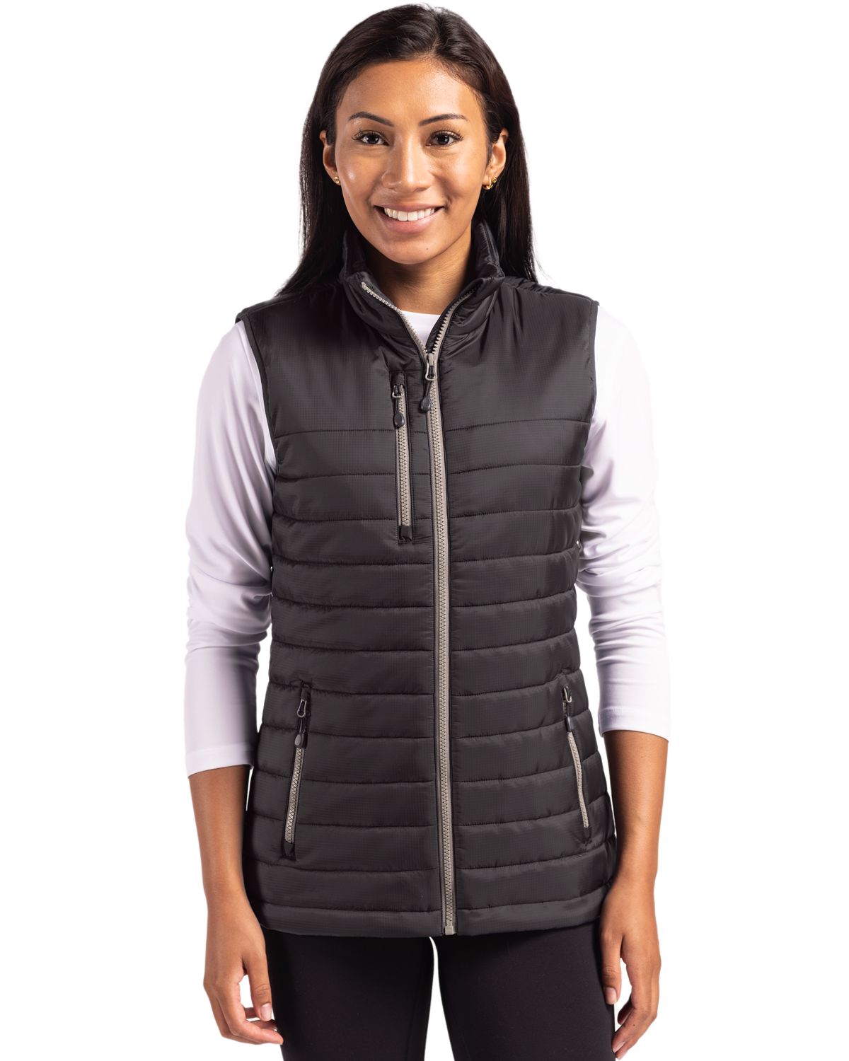 Clique Valhalla Recycled Insulated Puffer Womens Full Zip Vest