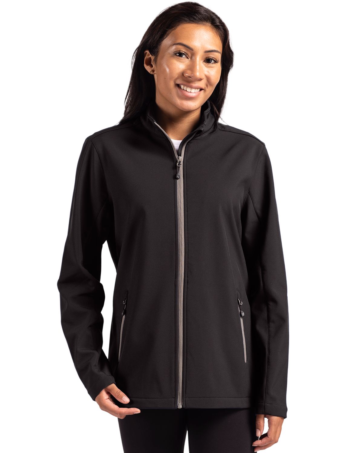 Clique Tempo Recycled Stretch Softshell Womens Full Zip Jacket