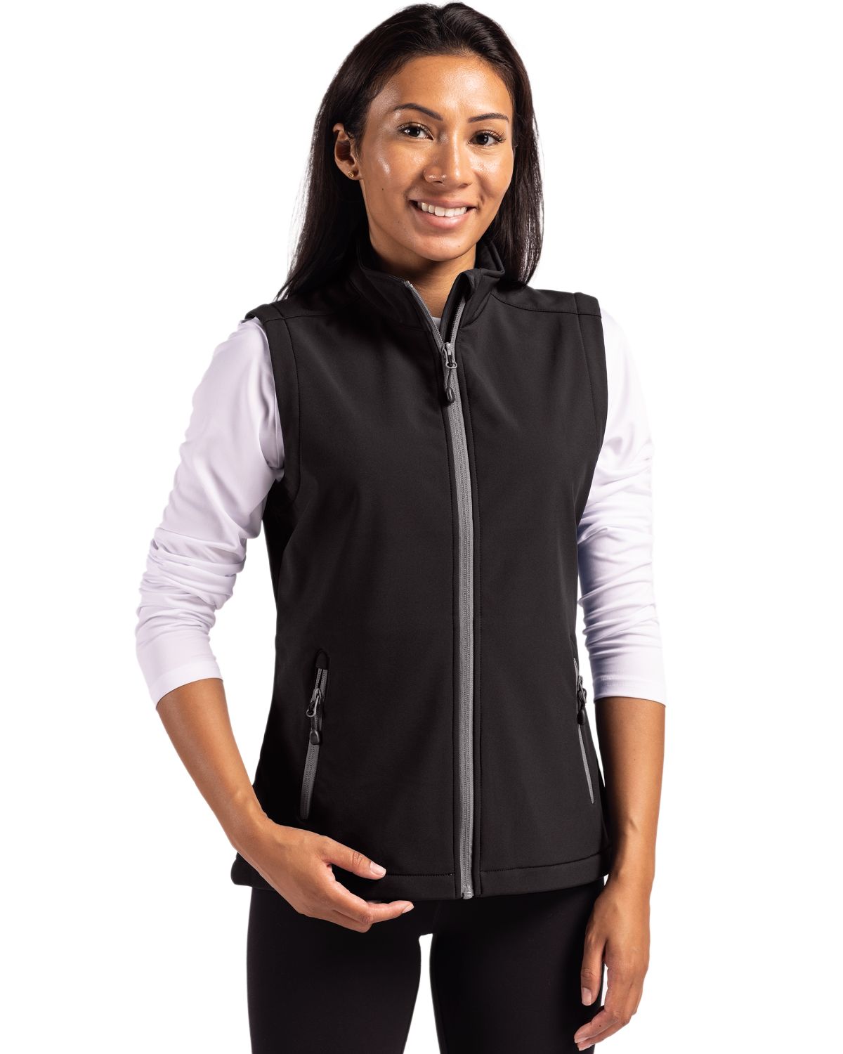 Clique Tempo Recycled Stretch Softshell Womens Full Zip Vest