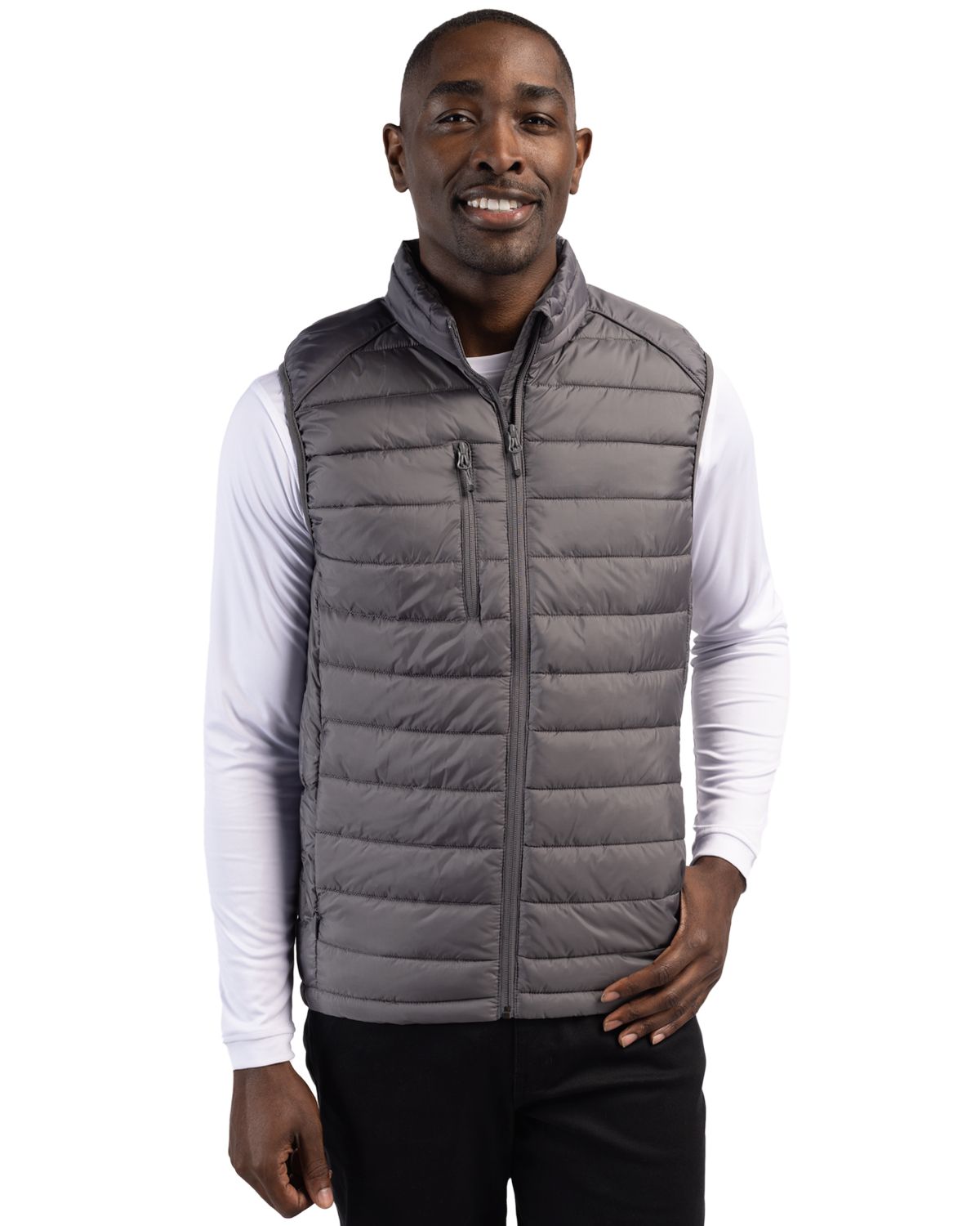 Clique Hudson Insulated Puffer Mens Full Zip Vest