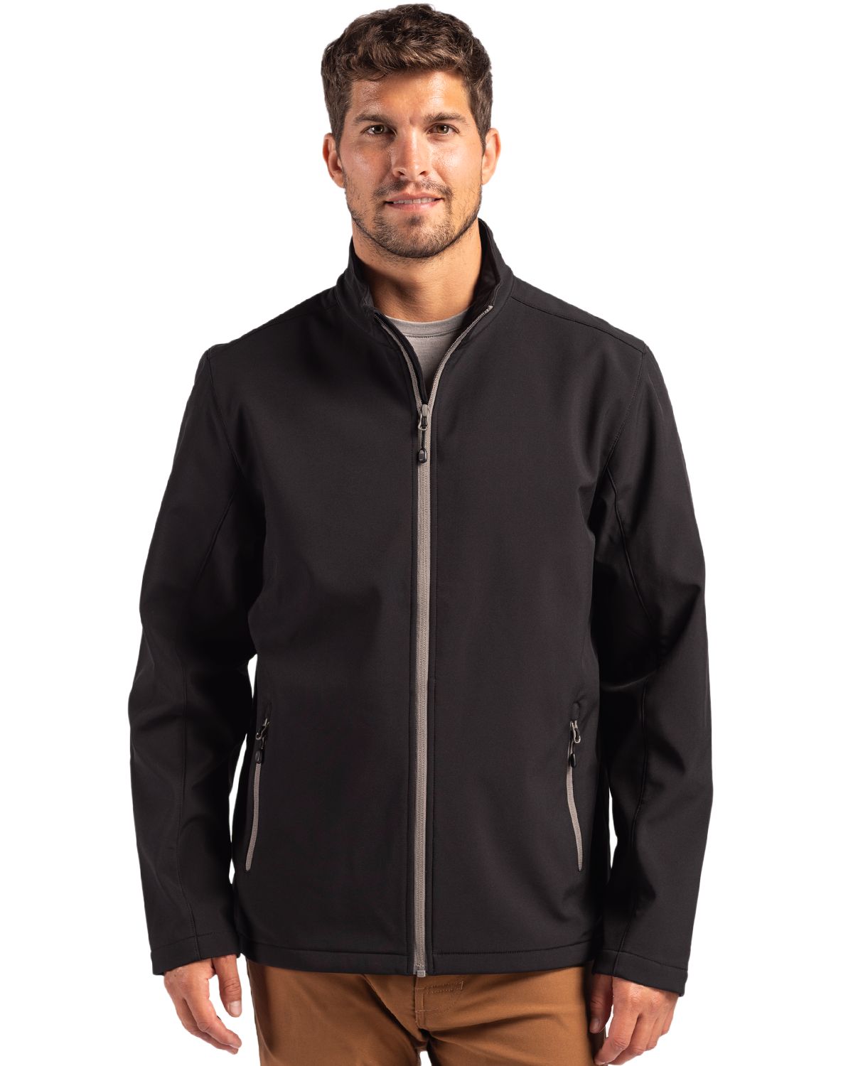 Clique Tempo Recycled Stretch Softshell Mens Full Zip Jacket