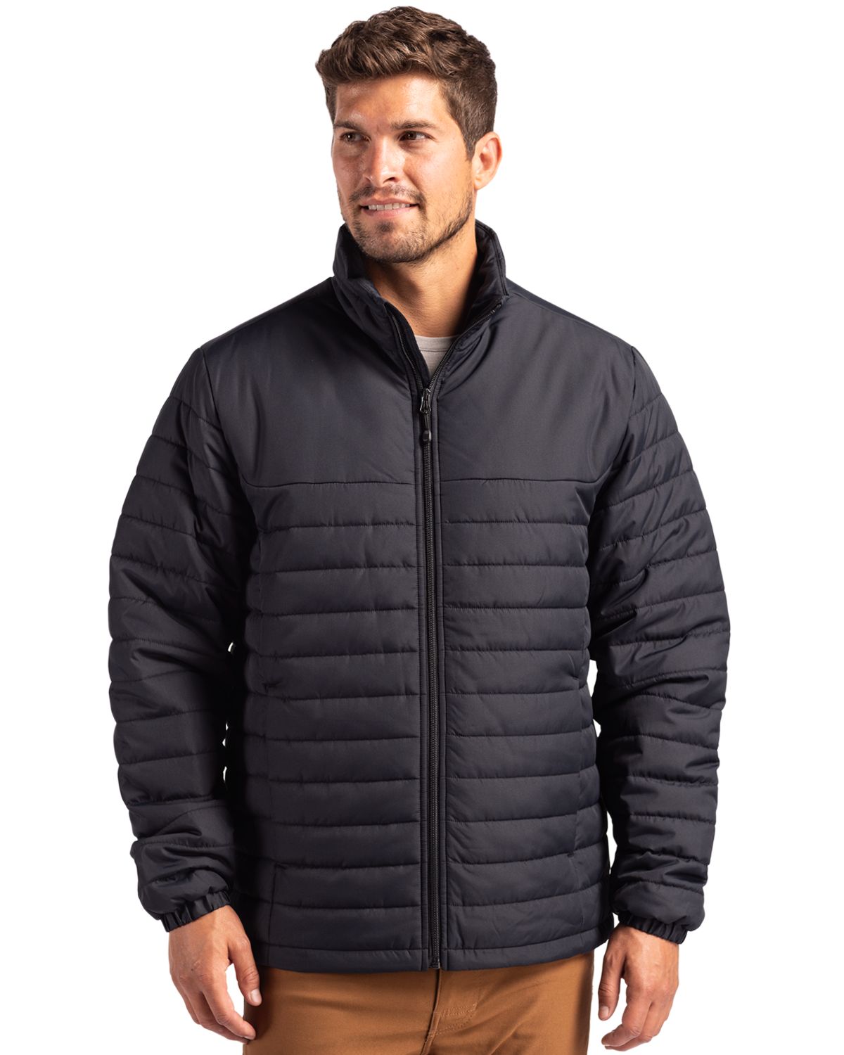 Clique Elevation Recycled Insulated Puffer Mens Full Zip Jacket