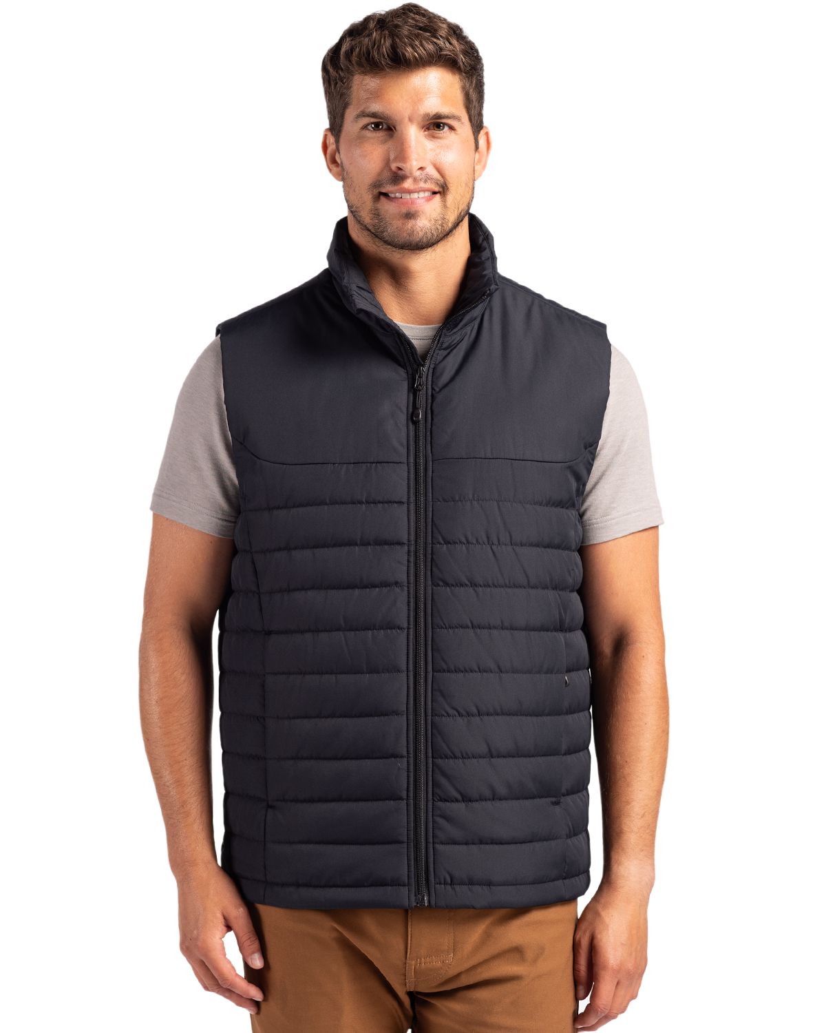 Clique Elevation Recycled Insulated Puffer Mens Full Zip Vest