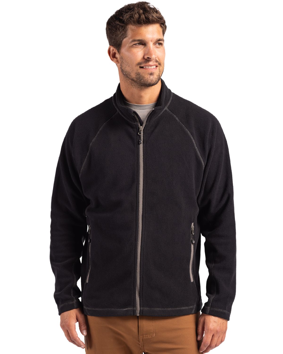 Clique Powder Recycled Fleece Mens Full Zip Jacket