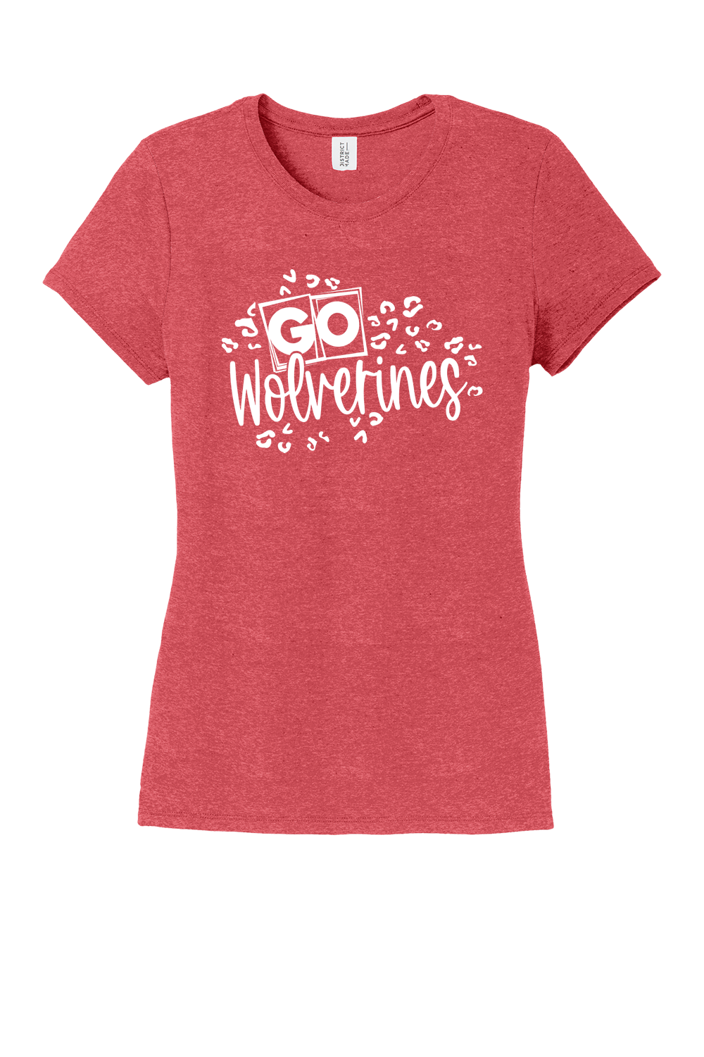 Go Wolverines District ® Ladies Perfect Tri®Tee. DM130L