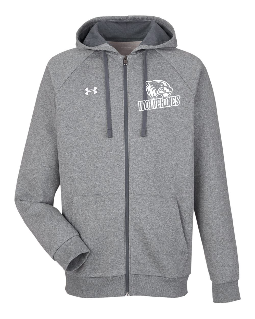 Bold Wolverines Under Armour Rival Full-Zip 1379767