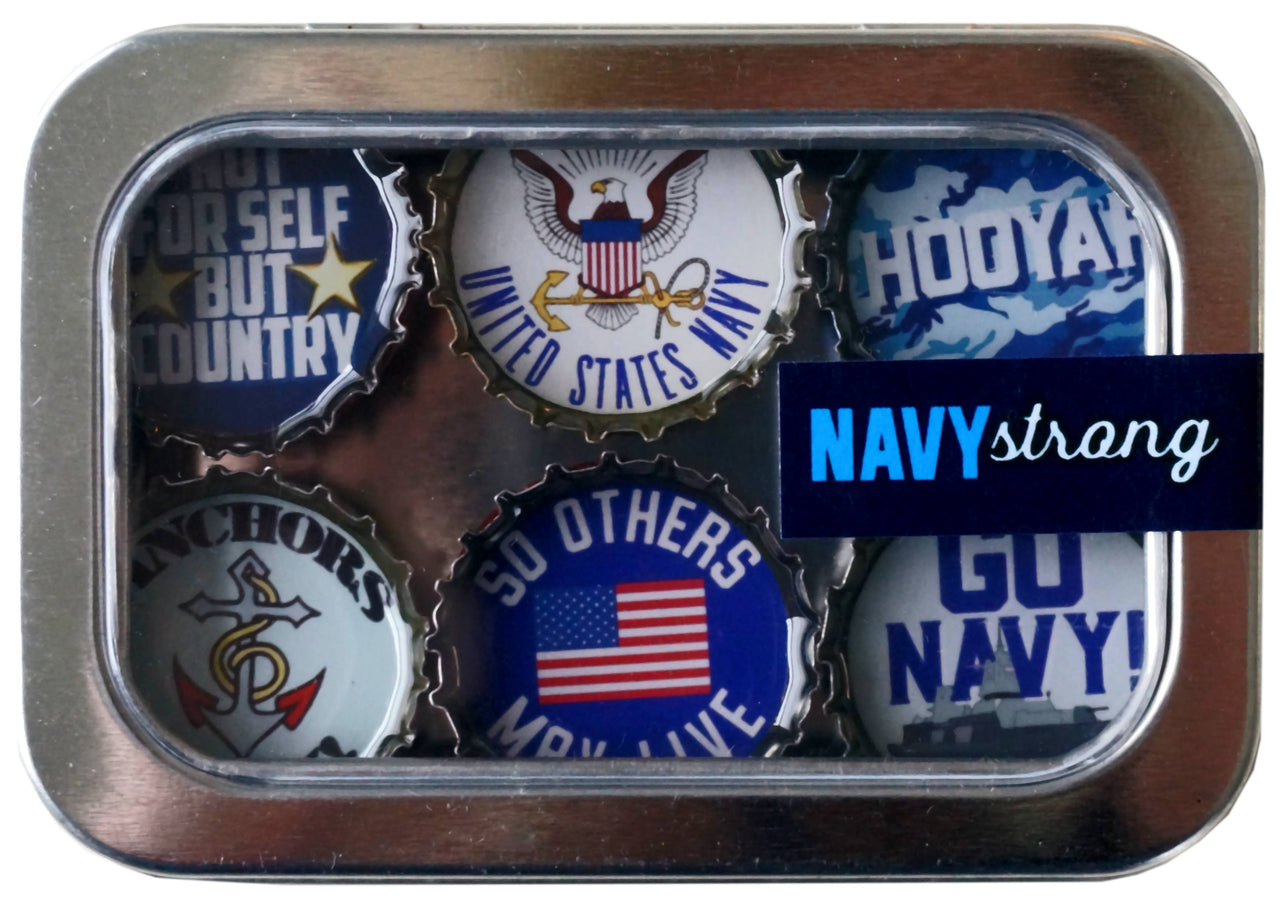 Navy Magnets - Military, Handmade & Eco-friendly decor