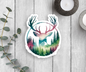 Deer Vinyl Sticker