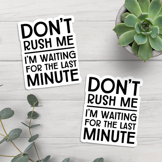 Rush Me Mini 2" Sticker